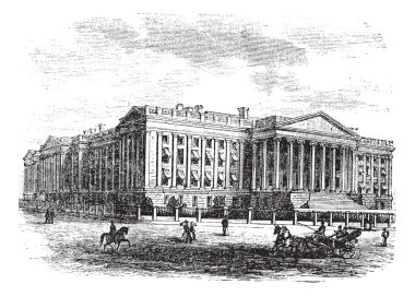 United States Department of the Treasury Building, in Washington clipart