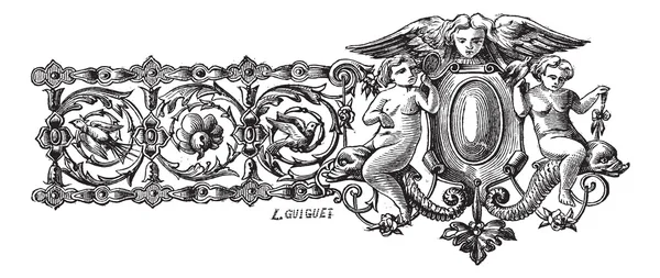 El dibujo de la primera pulsera hecha por Francois-Desire Froment vi — Archivo Imágenes Vectoriales