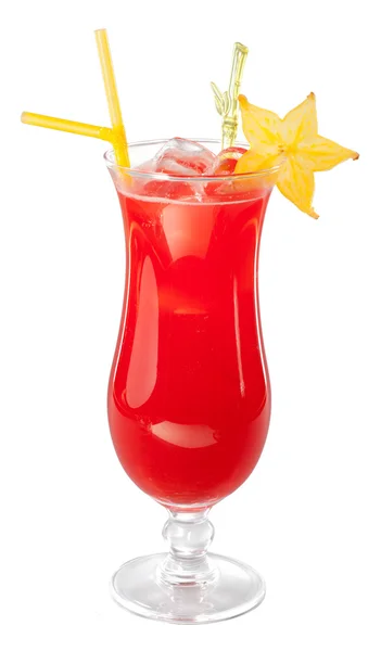 Cocktail op wit — Stockfoto
