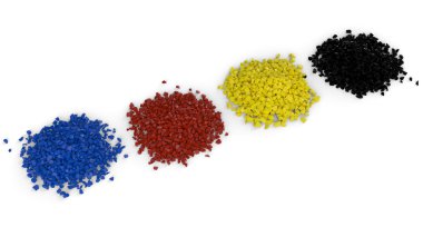 Colored heaps clipart