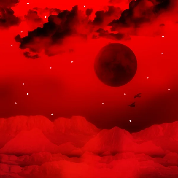 Red Universe — Stock Photo, Image