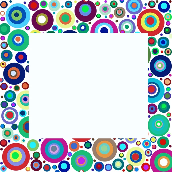 Colorful circle frame — Stock Photo, Image
