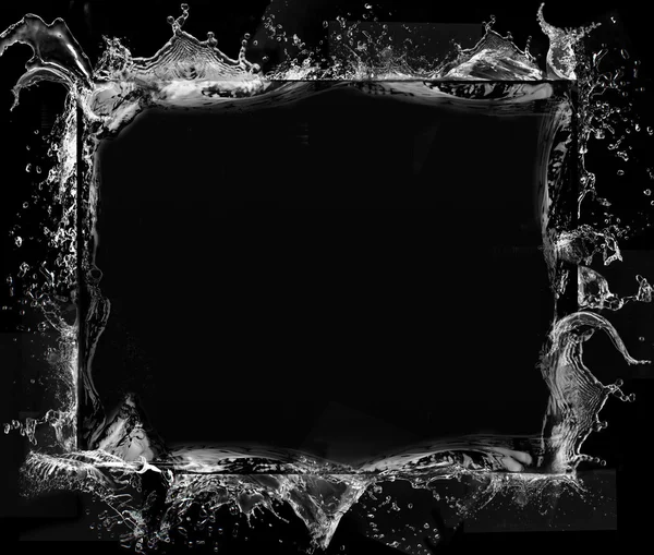 Black grunge frame — Stockfoto