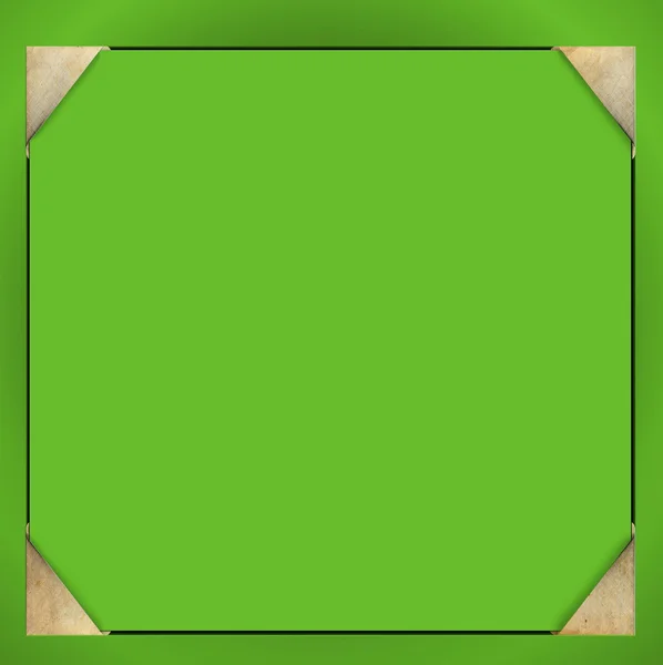 绿色复古框架 — 图库照片