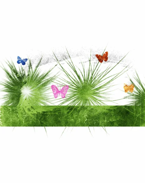 Banner de primavera — Foto de Stock