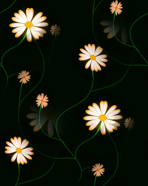 抽象雏菊 — 图库照片