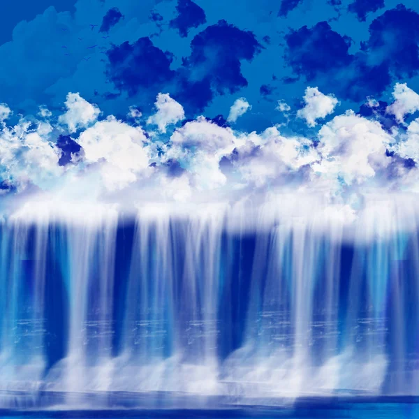 Abstract waterfalls — Stock Photo, Image