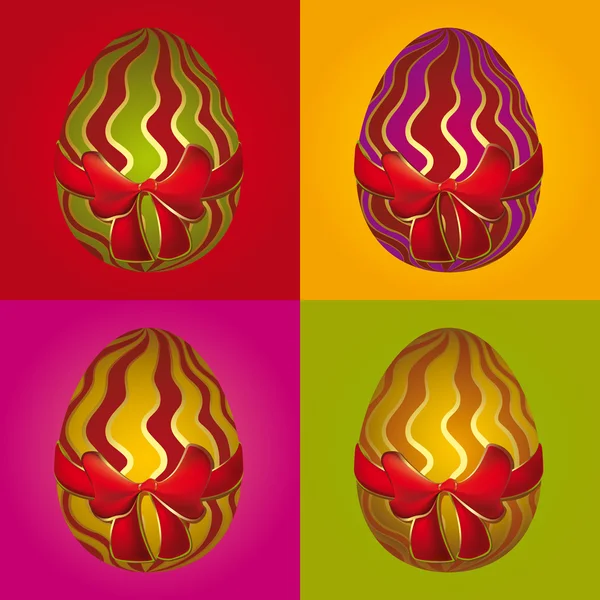 stock vector Easter egg selection