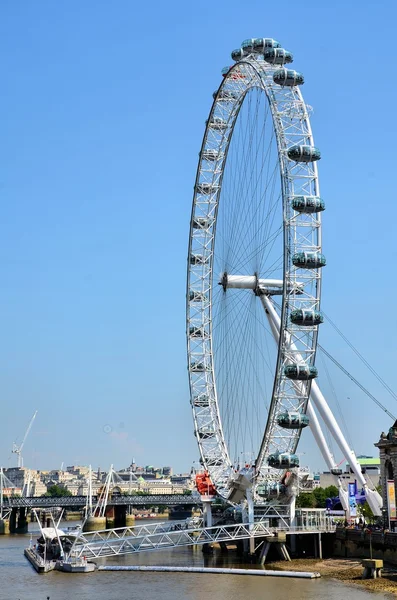 Londyńskie oko — Zdjęcie stockowe