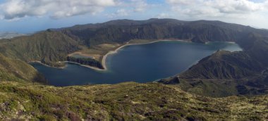 Lagoa fogo (yangın lagoon), san miguel, Azor Adaları