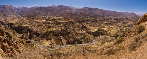 Террасы каньона Колка — стоковое фото