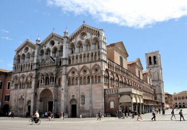 Cathedral of Ferrara clipart