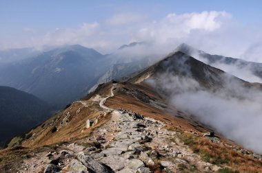 Tatry Dağı sonbaharın