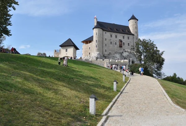 Замок Bobolice, Польща — стокове фото