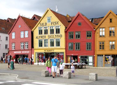 Bergen ahşap evler