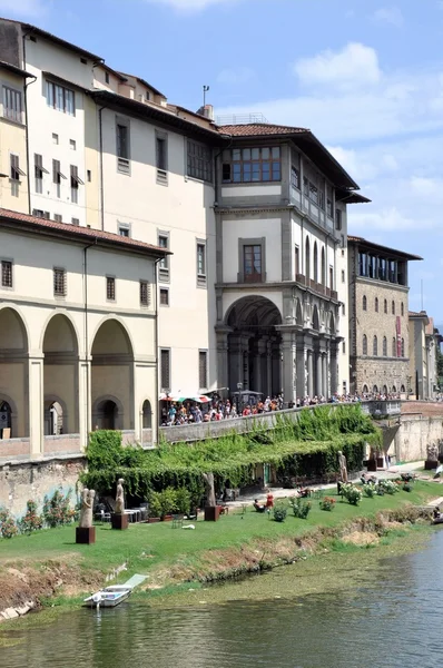 Galería de los Uffizi en Florencia, Italia — Foto de Stock