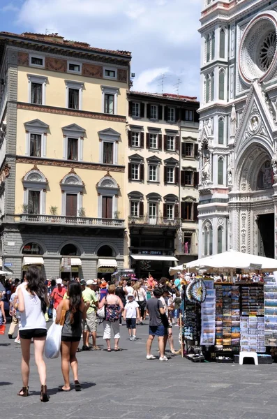 Turista em Florença — Fotografia de Stock