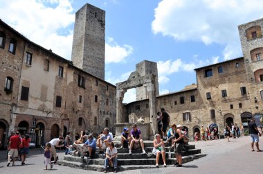 San gimignano, İtalya