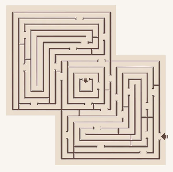 Labirinto abstracto —  Vetores de Stock