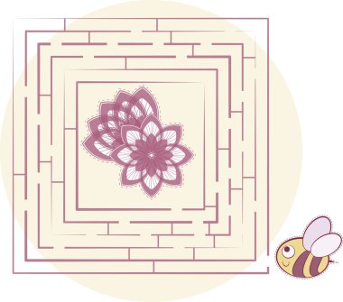 Maze's bee clipart