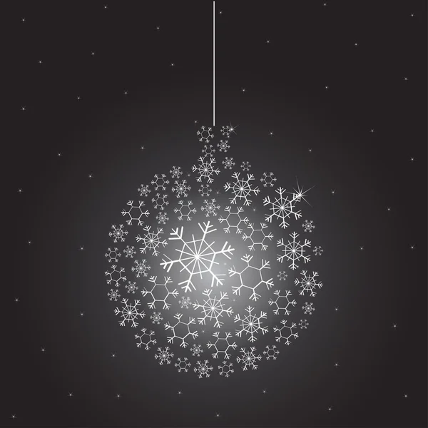 Cute Christmas card, Vector illustration, 2012 — Stock Vector
