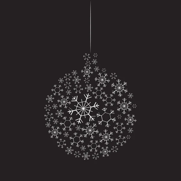 Cute Christmas card, Vector illustration, 2012 — Stock Vector
