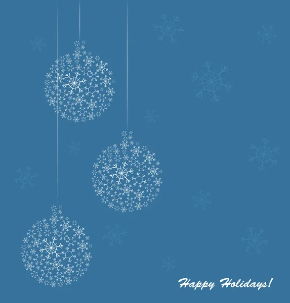 Aranyos karácsonyi kártya, vektoros illusztráció, 2012 — Stock Vector