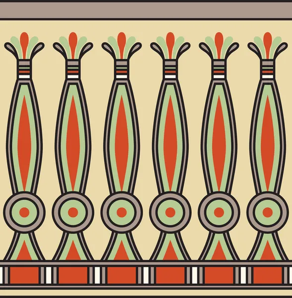 Egyptská ornament, vektorové ilustrace, bezešvé vzor — Stockový vektor
