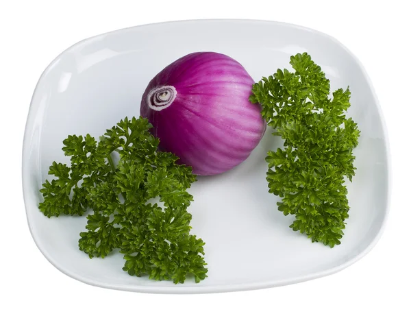 Parsley and Onion — Stock Photo, Image