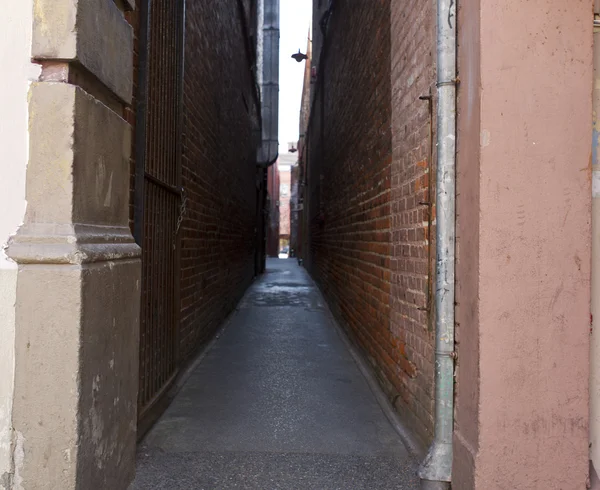 stock image Narrowest Street in North America Chinatown Victoria Canada