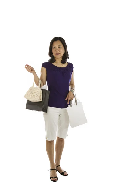 Mature women doing shopping — Stock Photo, Image