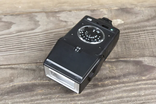 Vintage câmera flash — Fotografia de Stock