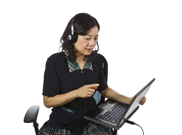 stock image Confident Customer Support Agent