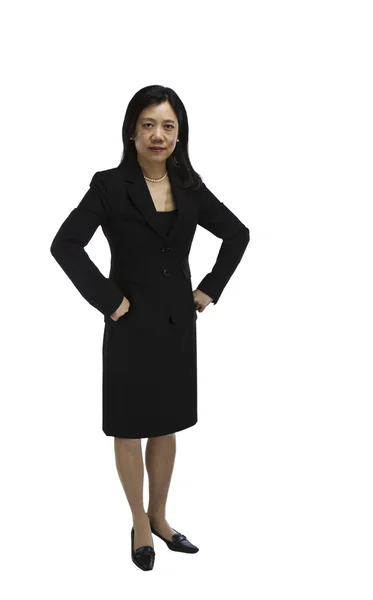 Boss in Black Outfit — Stock Photo, Image