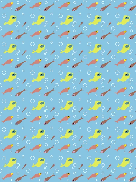 Fish Pattern — Stock Vector