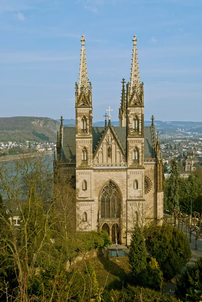 Εκκλησία Άγιος Απολλινάριος σε remagen, Γερμανία — Φωτογραφία Αρχείου