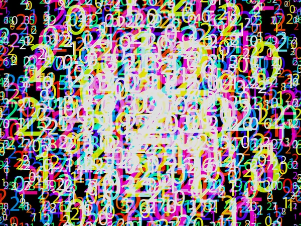 Composition des nombres, vecteur — Image vectorielle