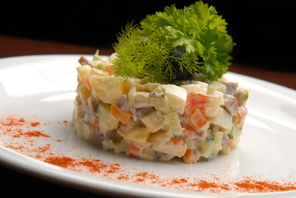 Salad with fresh — Stock Photo, Image