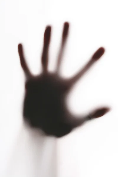 Skrämmande suddig hand — Stockfoto
