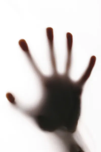 Mão embaçada assustadora — Fotografia de Stock