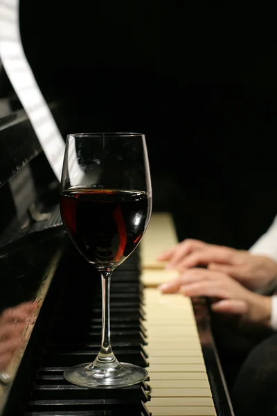 stock image Playing piano