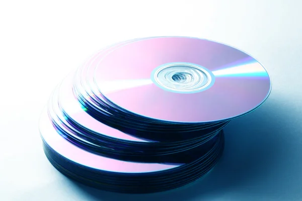 Elszigetelt cd lemez — Stock Fotó