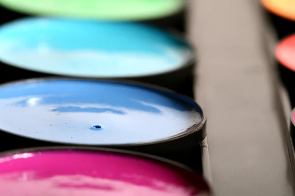 Paint färger pallete — Stockfoto