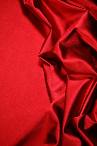 Czerwone, satynowe — Zdjęcie stockowe