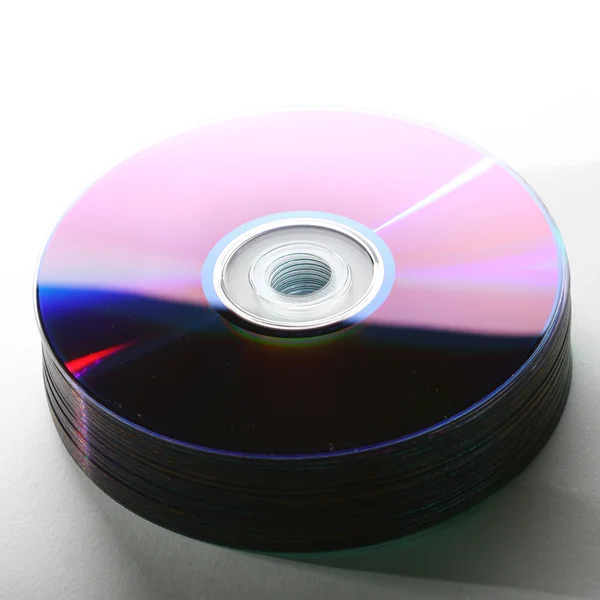 Geïsoleerde cd schijf — Stockfoto