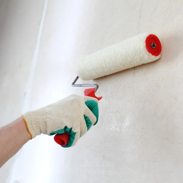 Roller on the wall — Stock Photo, Image