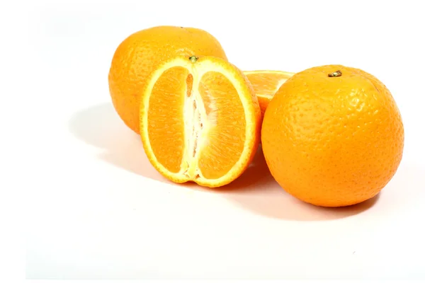 Isolated oranges — Stock Photo, Image