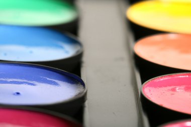 Paint colors pallete clipart
