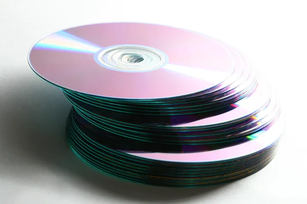 Izole cd disk — Stok fotoğraf