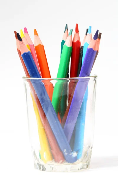 Crayon de couleur en verre — Photo